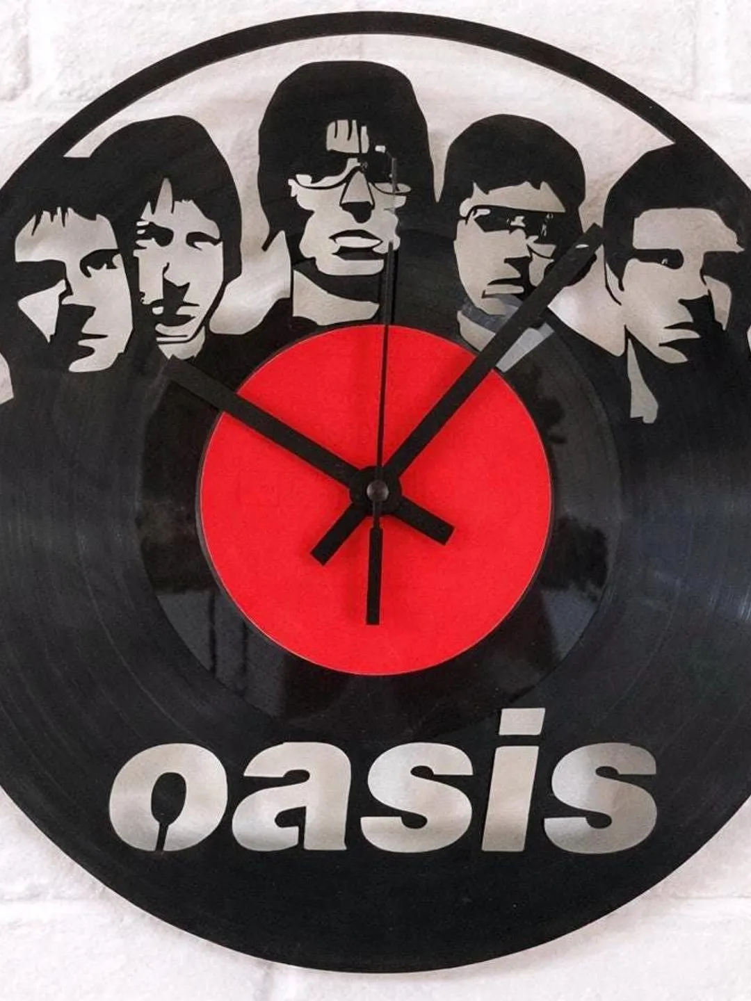 Vinyl Record Wall Clock – Britpop Band Inspired Design – Music