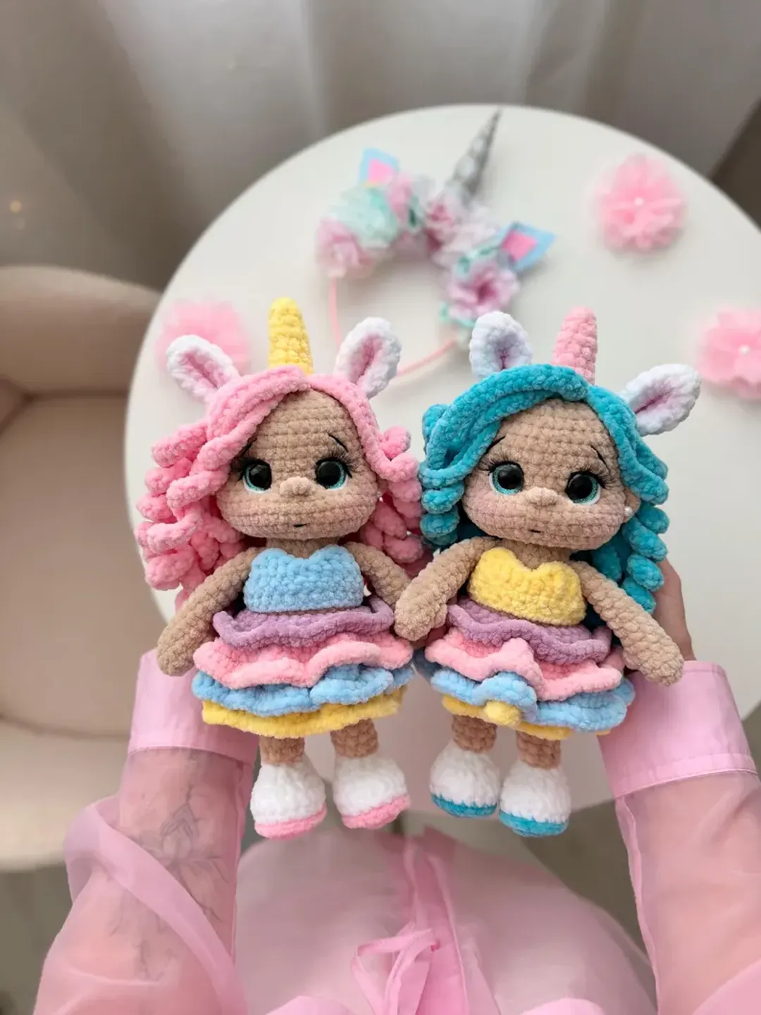 Crochet Unicorn Doll Pattern PDF | Amigurumi Unicorn Girl Plush Toy Tutorial | Magical Fantasy DIY Crochet Doll | Instant Download