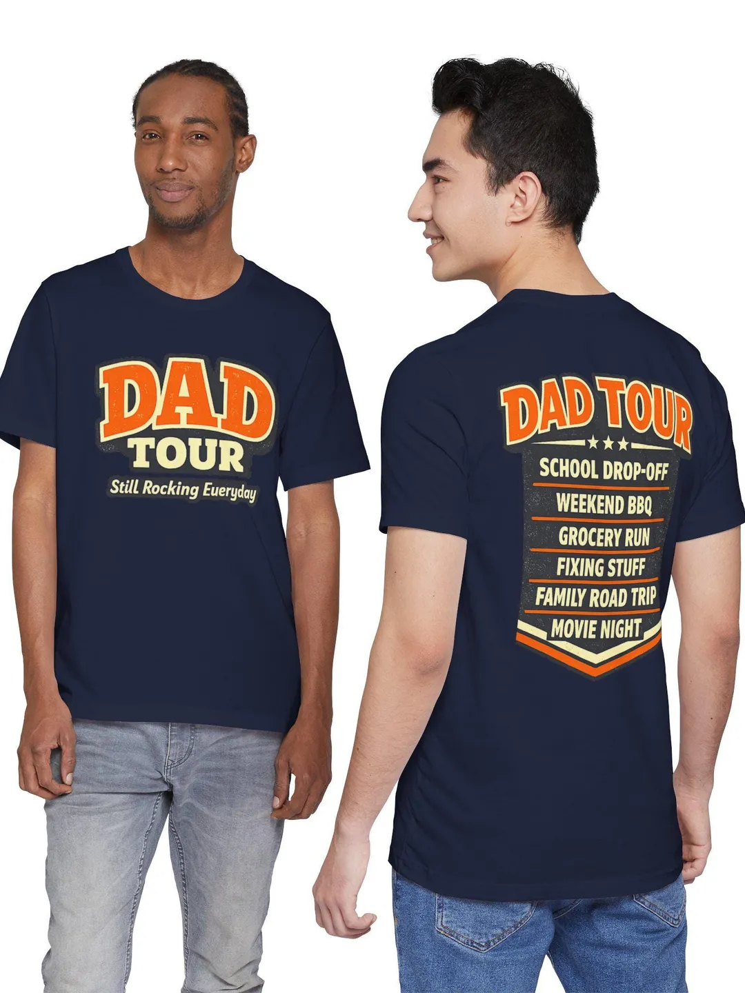 Dad Tour Shirt, Funny Father's Day Gift, Retro Dad Tee