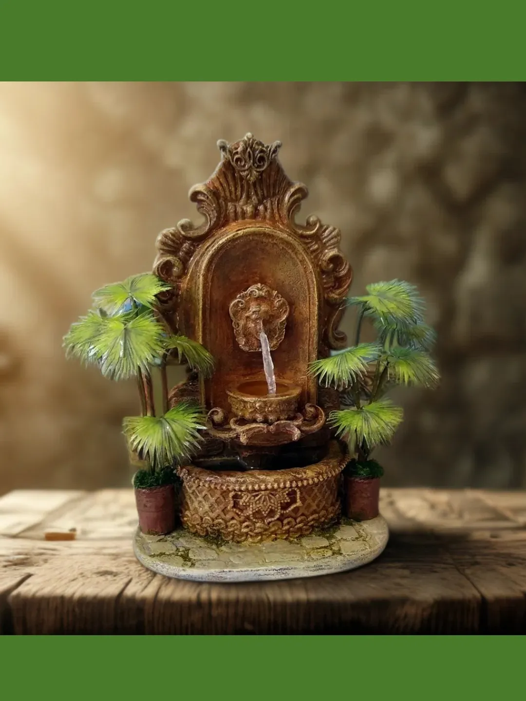 Miniature fountain. Fountain for the collection of dolls.1:12 scale.