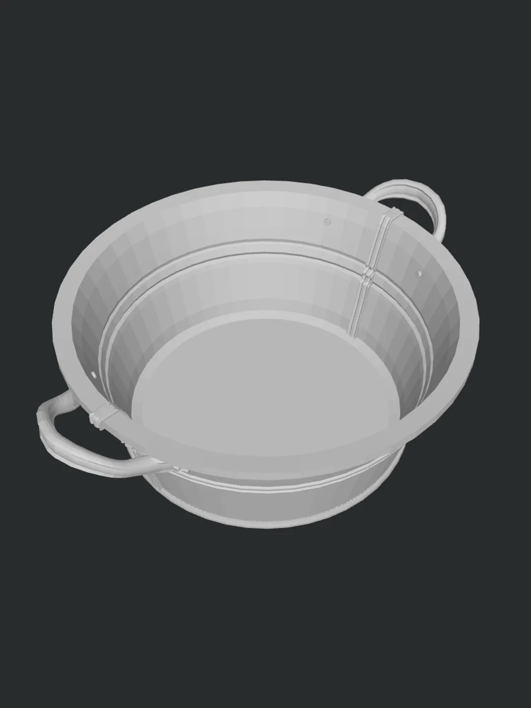 3D MODEL Miniature basin model ready to print