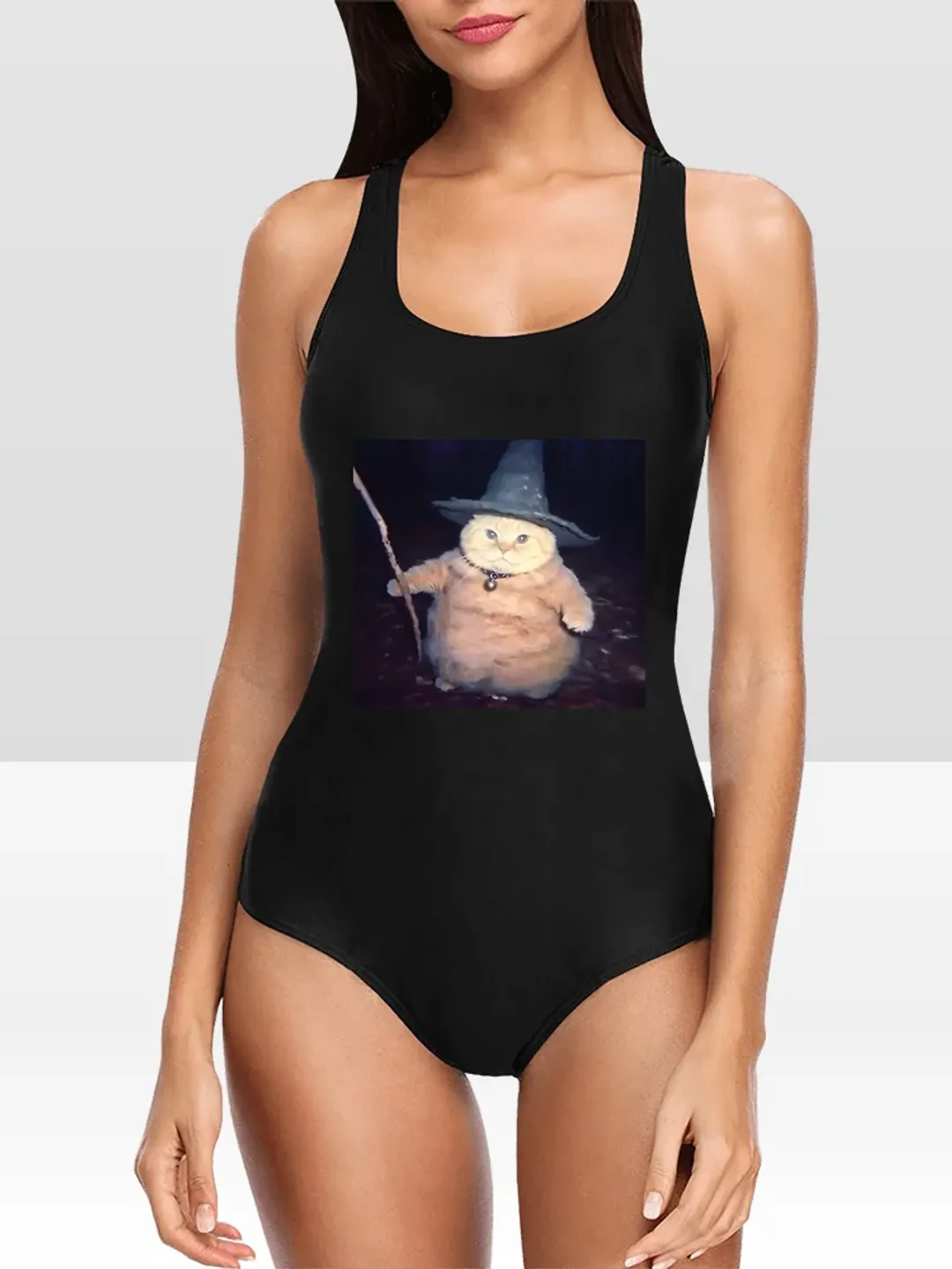 Y2K cat One Piece Swimsuit