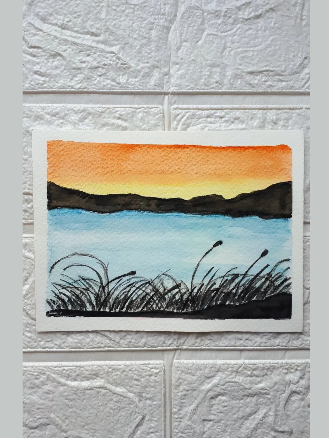 Tranquility Lake in the Mountains