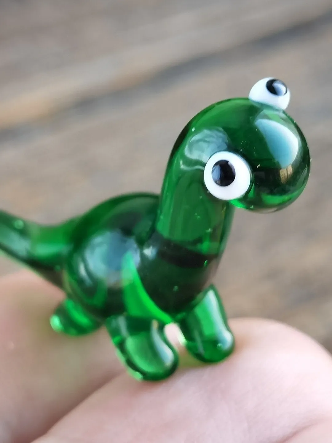 DINOSAUR ORNAMENTS Dinosaur figurine Glass dinosaur decor Miniature Dinosaur gift Dino figurine Glass figurines Tiny glass animals Terrarium