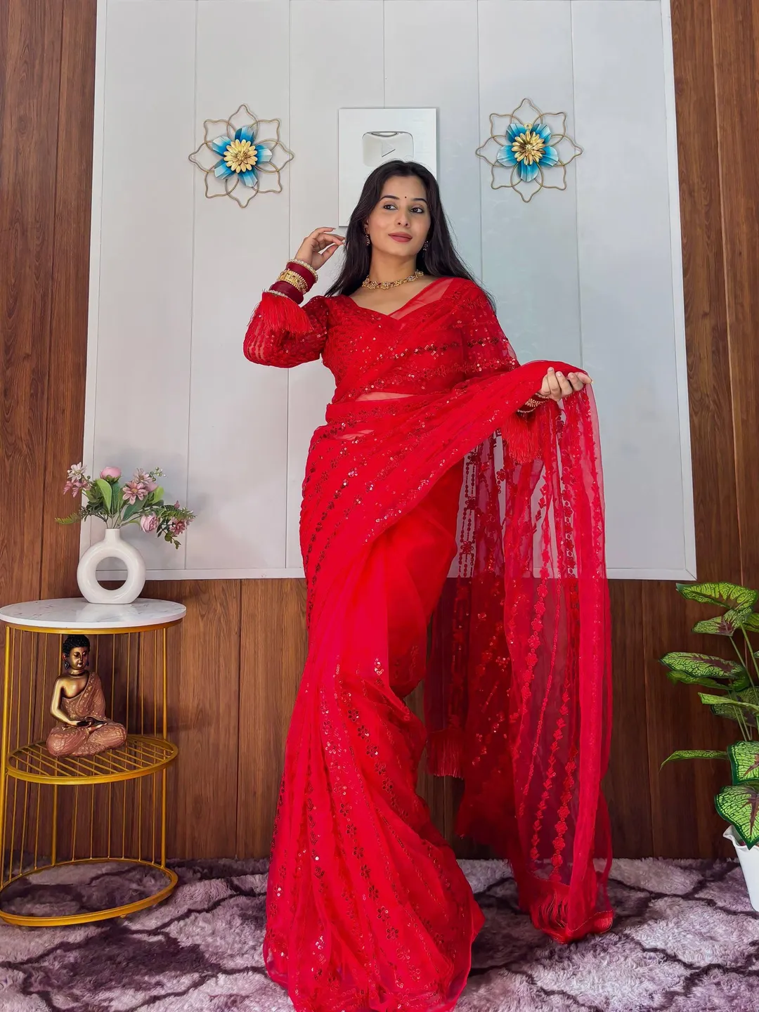 net saree dress designs Silk Saree Gown Multi-Colored Satin Silk Net Embroidered Gown Saree Design By