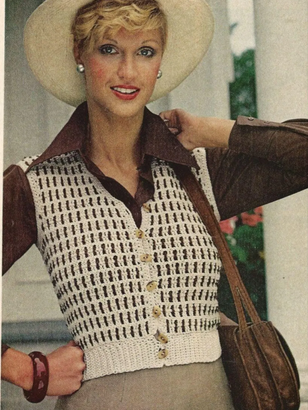 Top crochet pattern, mesh top Pattern, vest mesh pattern, sleeveless cardigan, cropped top crochet pdf instant download