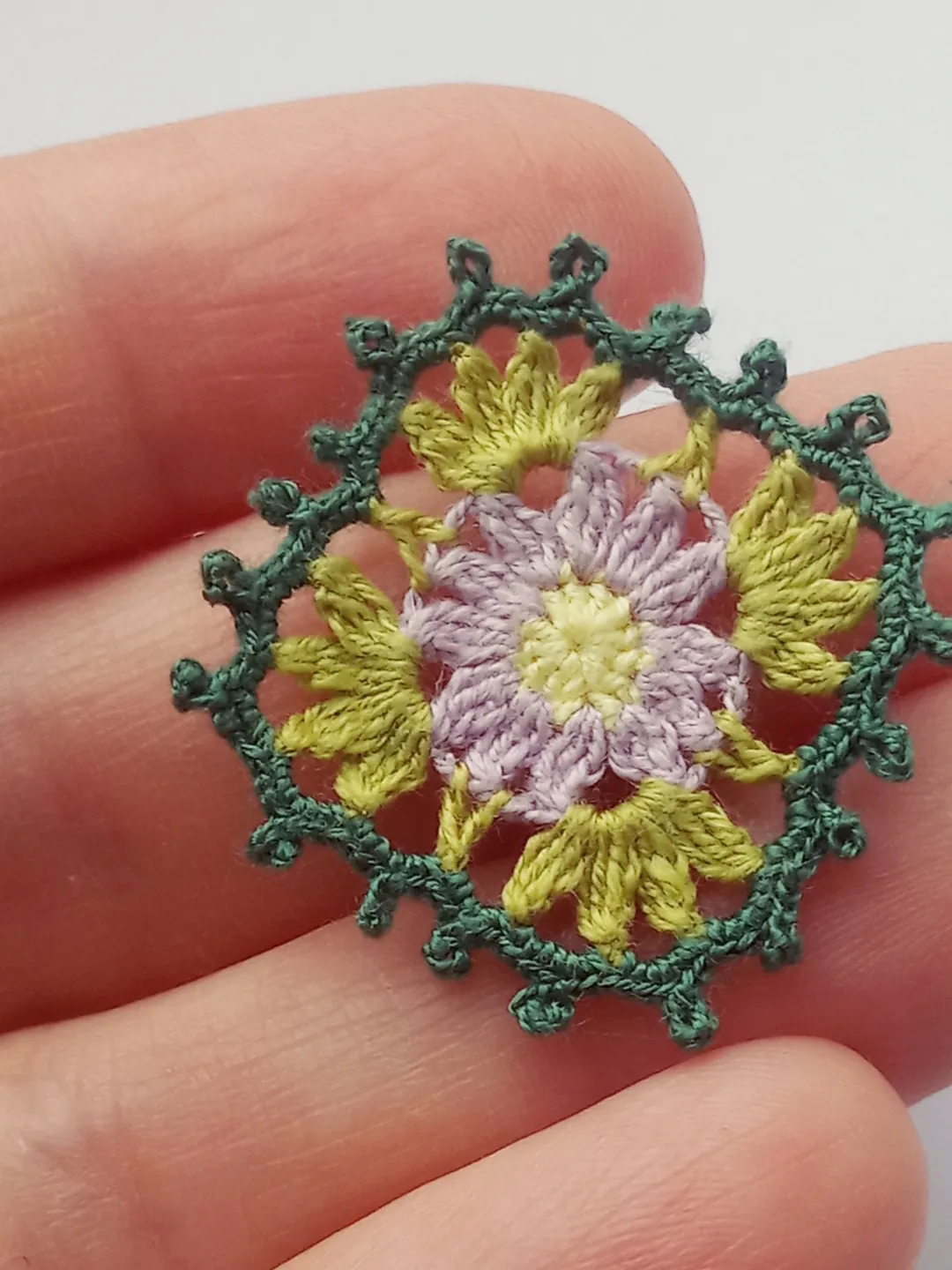 Miniature Square Doily