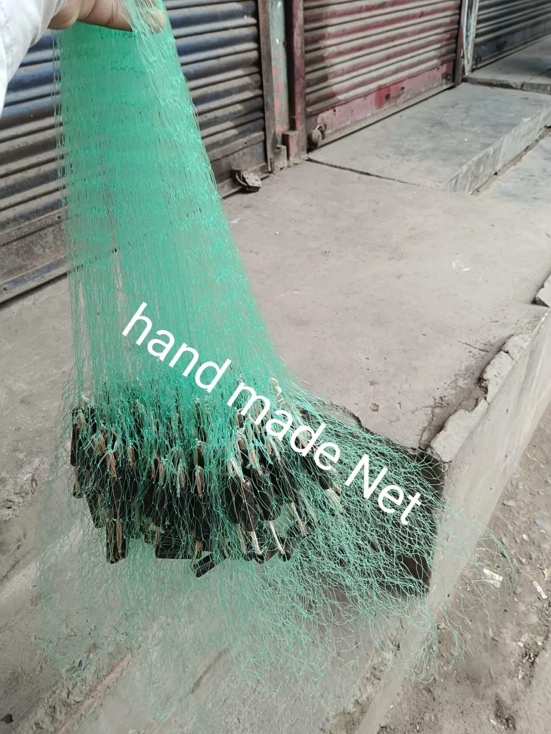 Hand Knotted Fishing Throwing Net, 12ft Height weight 4 kg Ready for Fishing Hand Knotted Fishing Throwing Net, 12ft Height weight 4 kg Ready for Fishing