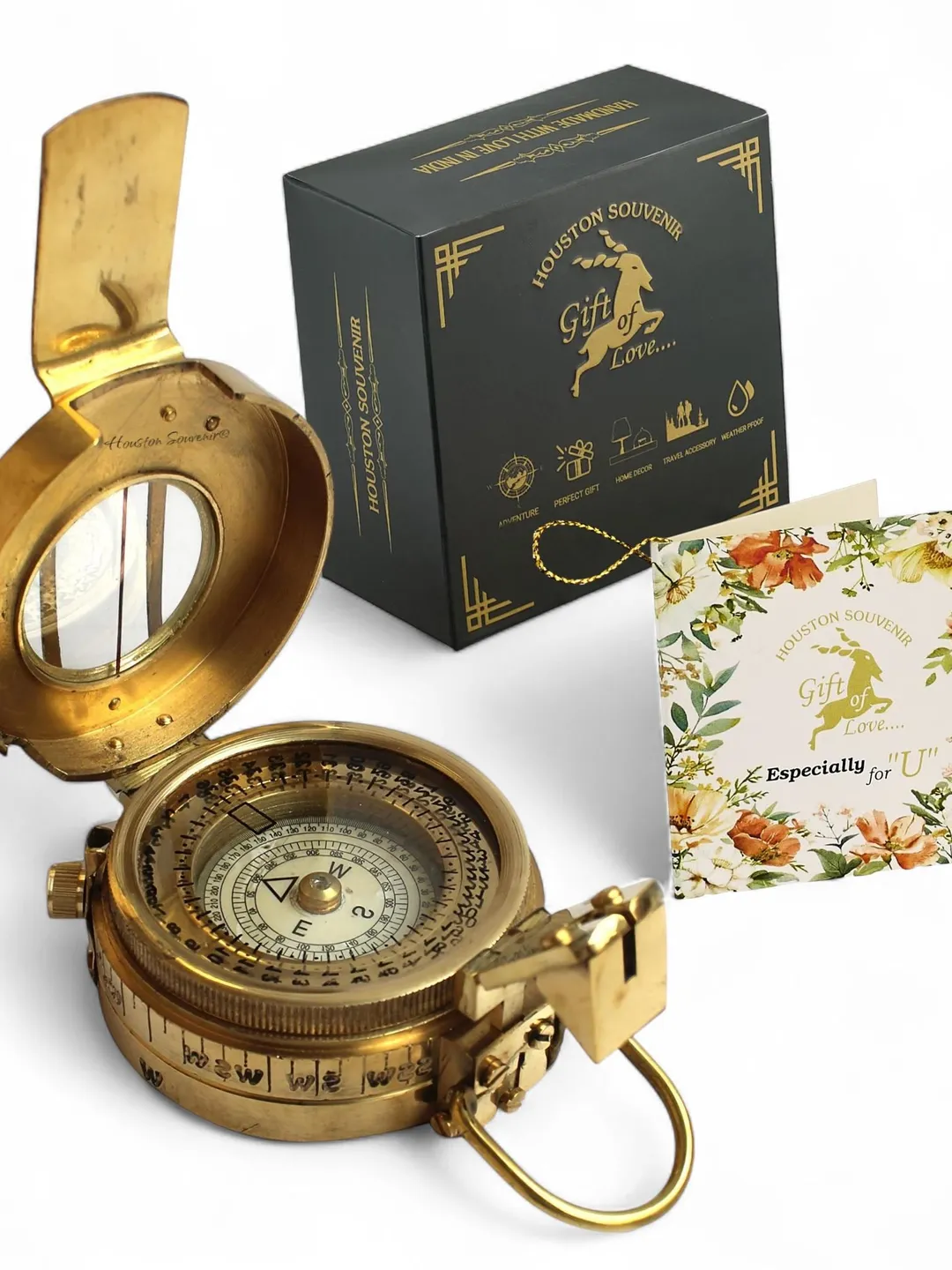 Bcf Compass British Army Prismatic Engineering compass | Brass Prismatic Military ...