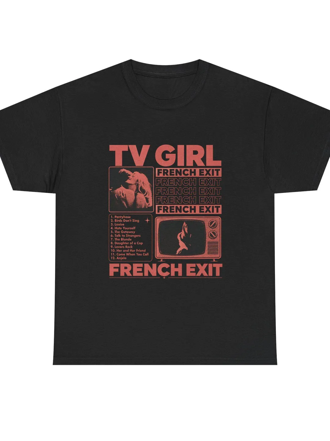 TV Girl French Exit Album T-Shirt – Indie Pop Band Merch Tee