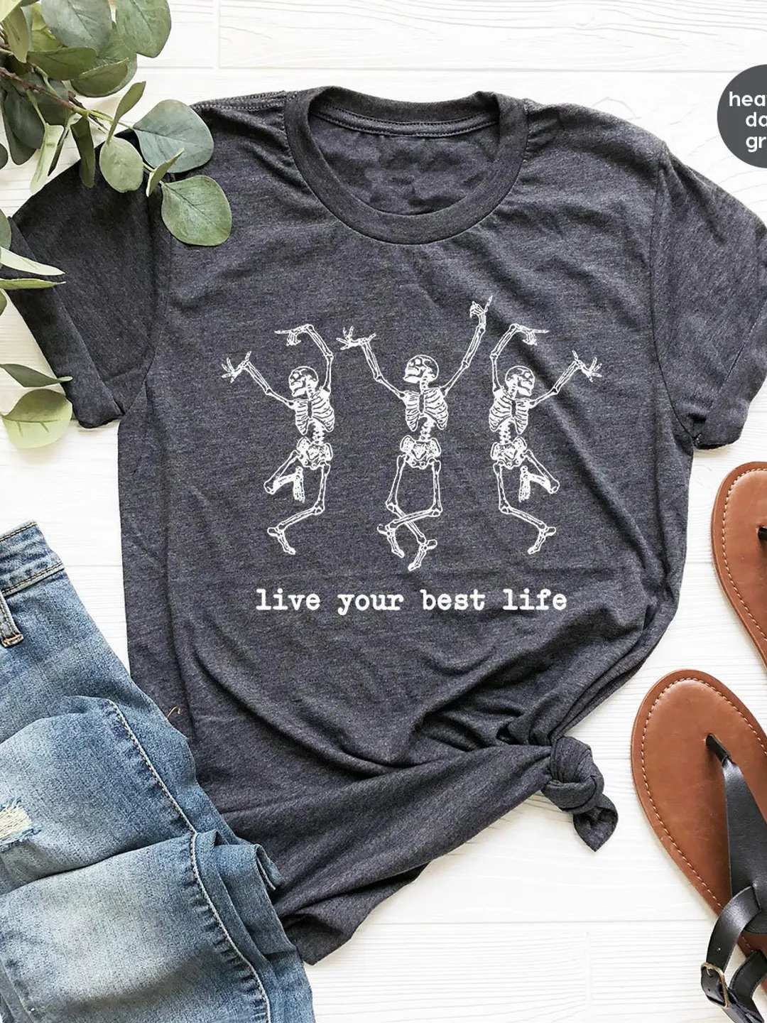Skeleton Halloween T-Shirt: Inspirational Spooky Design (Soft Cotton)
