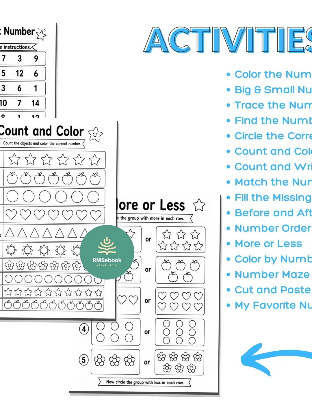 Numbers 1–20 Worksheets for Kids | Count, Trace & Color Activities ...