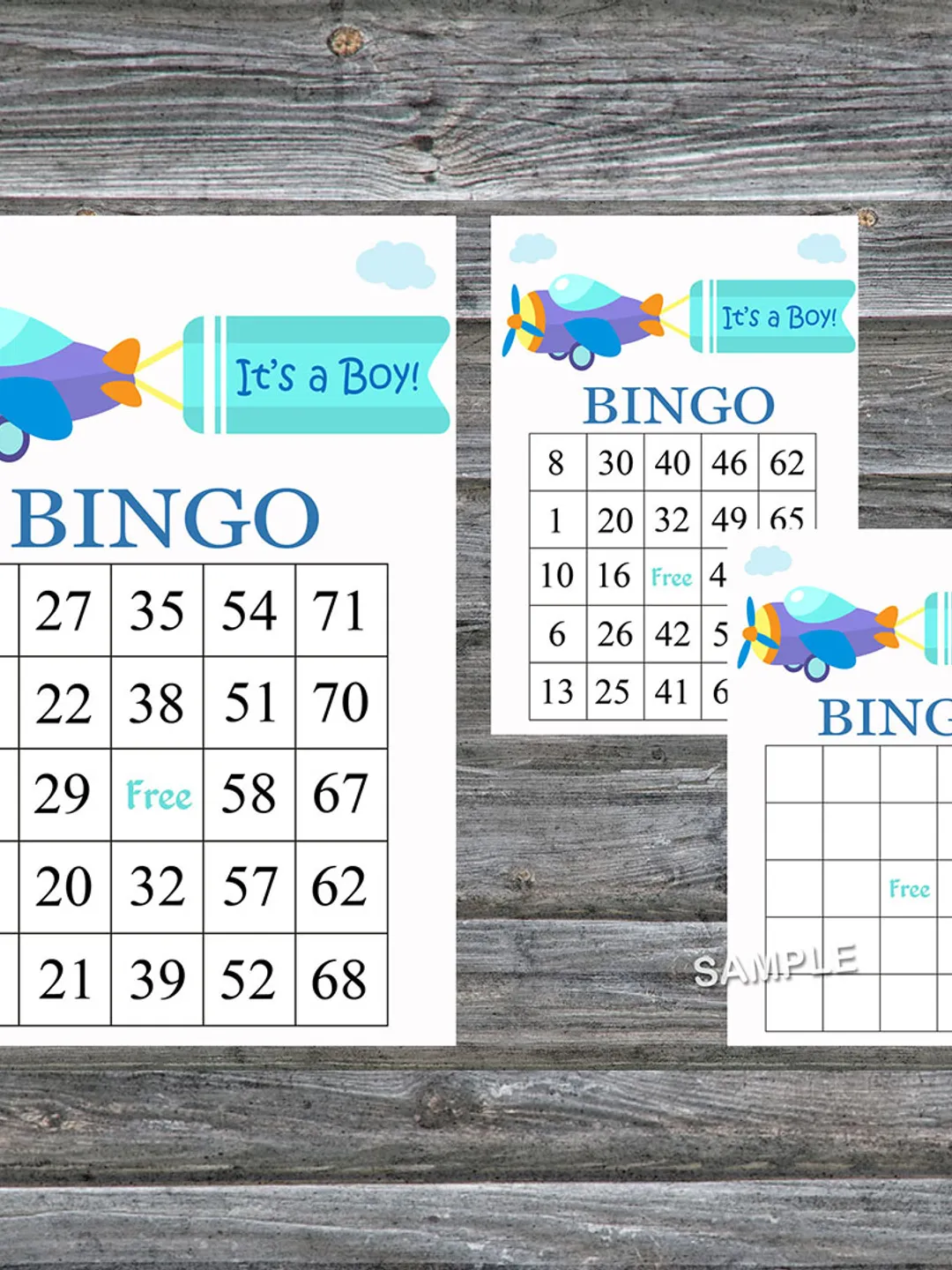 Toy Ship bingo cards ,It's a boy bingo game,Toy Ship printable bingo cards,60 Bingo Cards,INSTANT DOWNLOAD--222