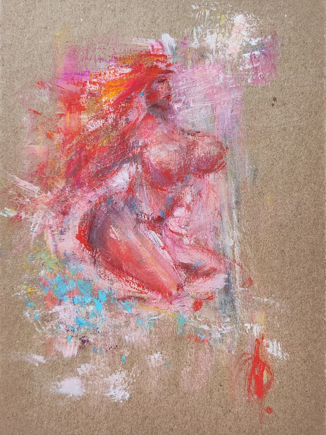 Nude woman painting Original art