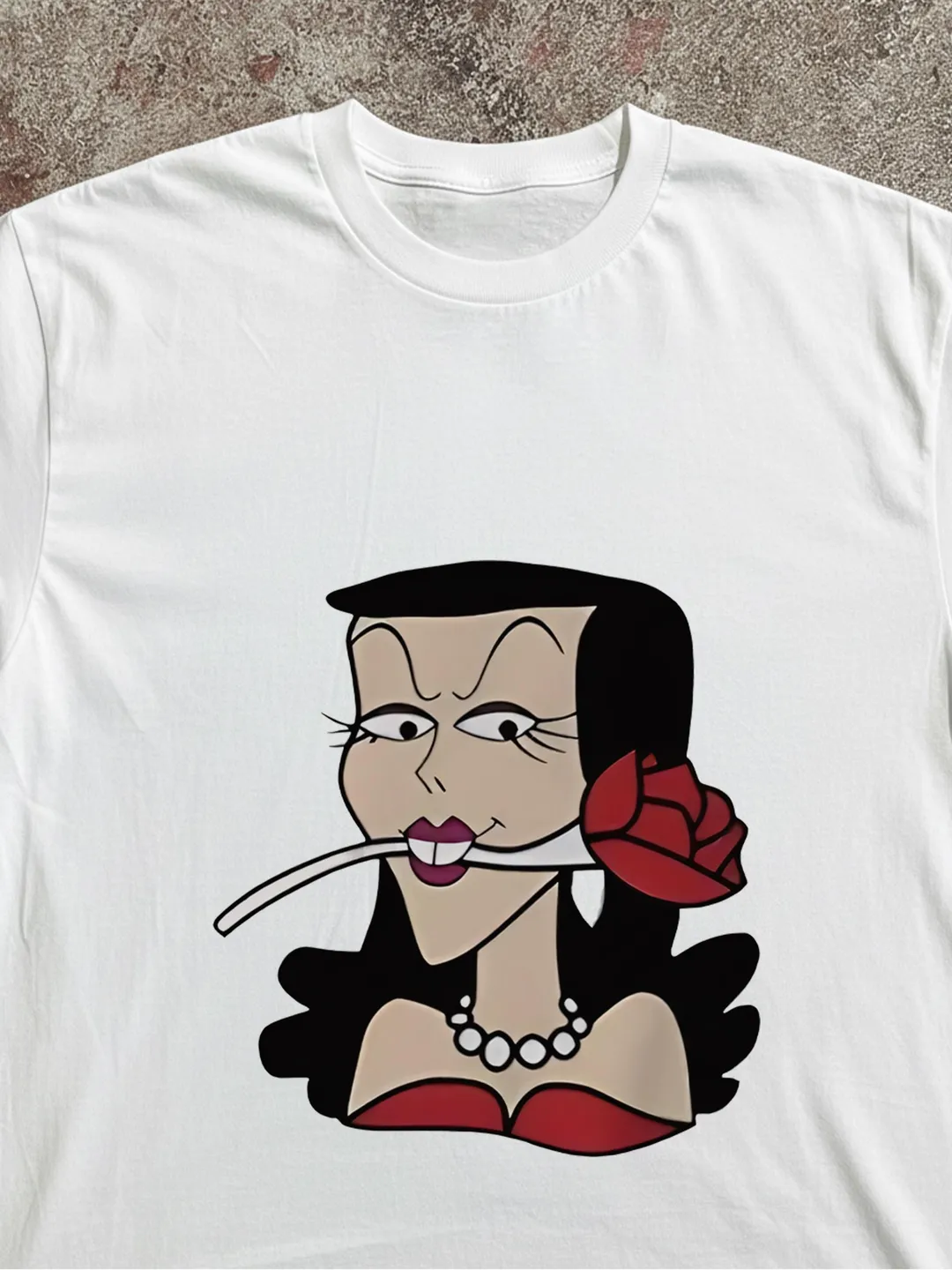 Natasha Cartoon T-Shirt, 90s Retro Graphic Tee, Nostalgic Style Apparel