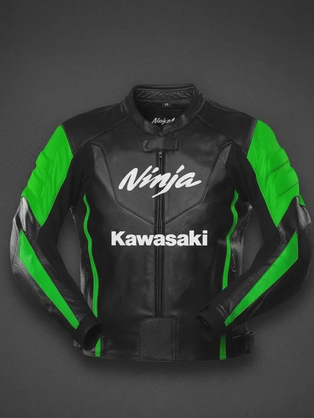 Handmade Kawasaki Rocket Motorcycle Leather Jacket for Men Premium