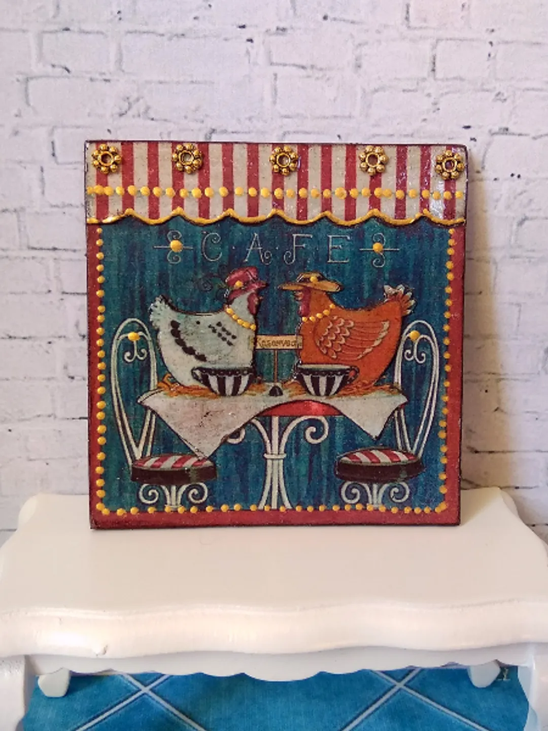 1:12 scale. Panel for a dollhouse. Dollhouse.1:12 scale.