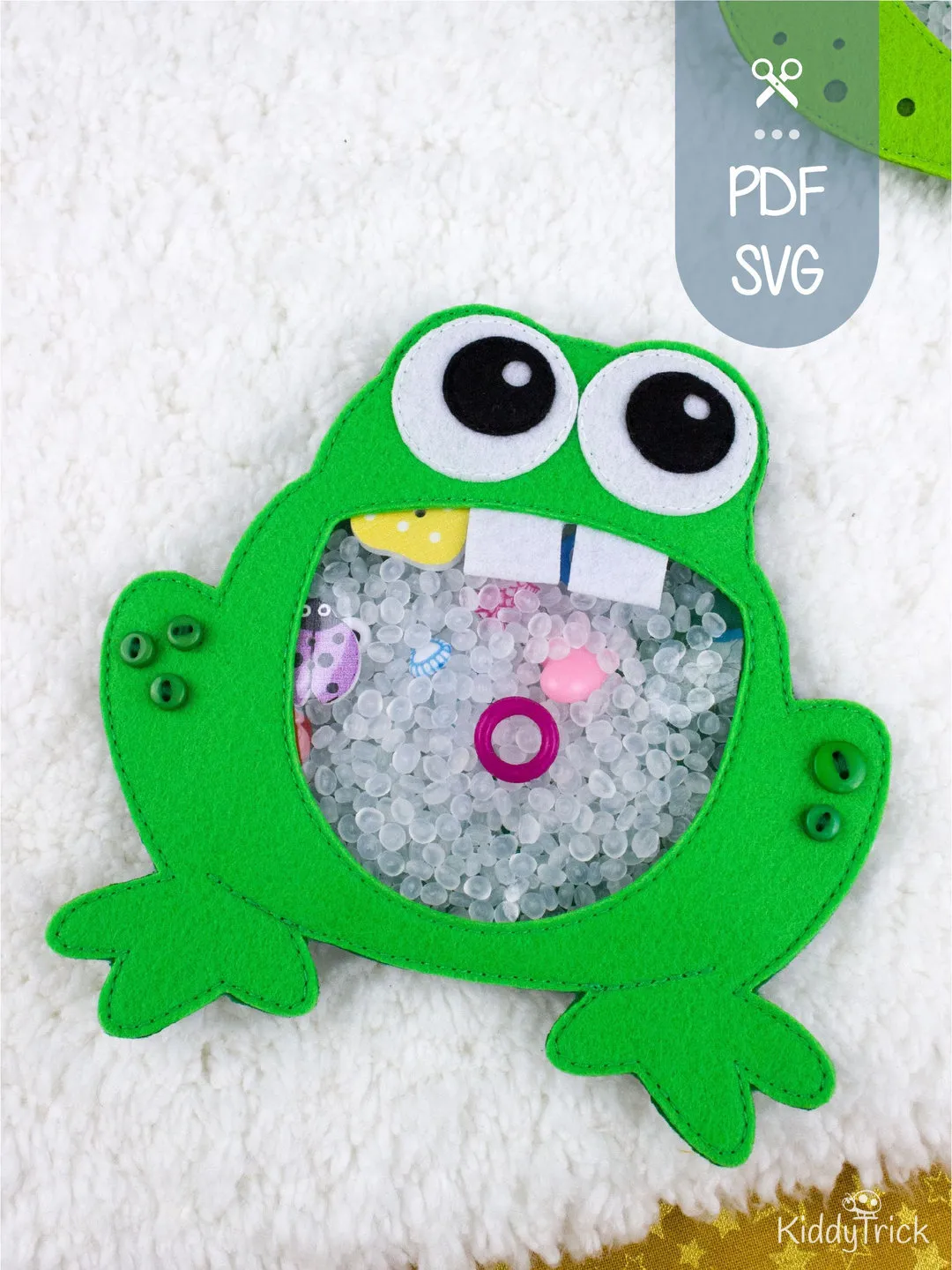 Frog - I Spy Bag - Sewing Pattern