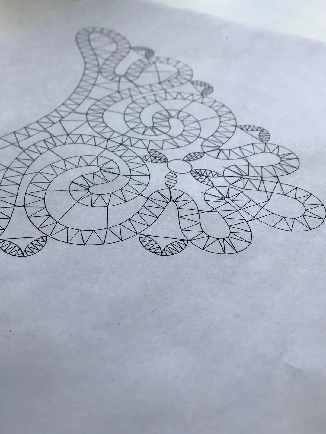 Bobbin lace Decor pattern Insert Lace accessory Printable PDF pattern
