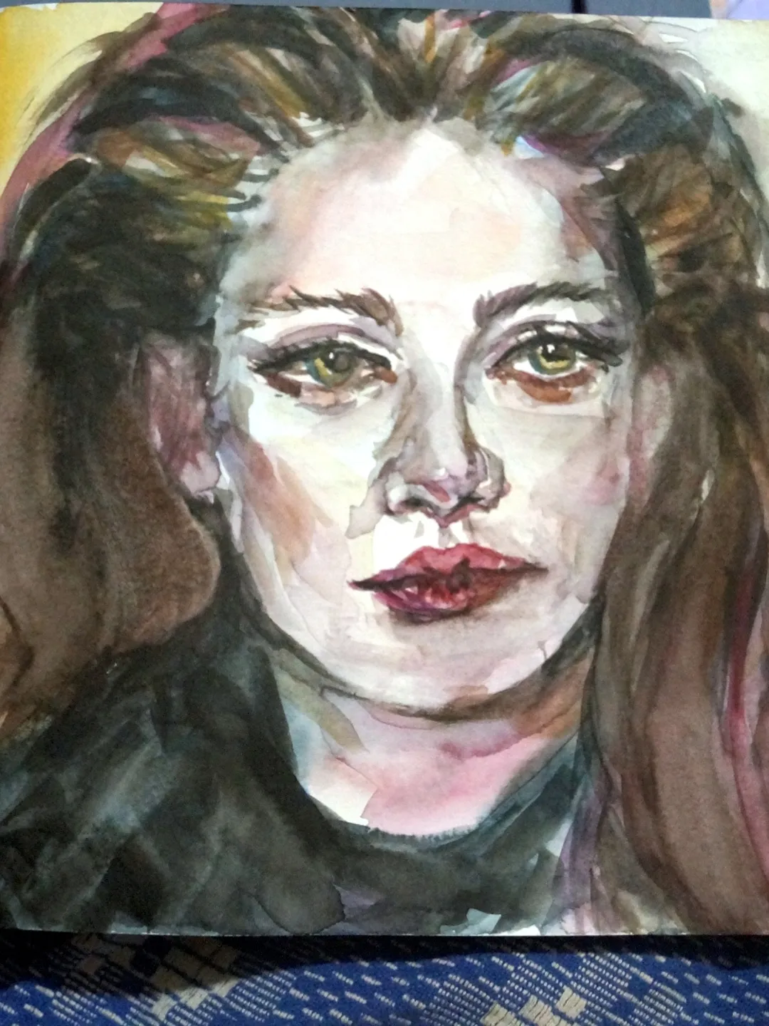 watercolor-sketch-charming-girl