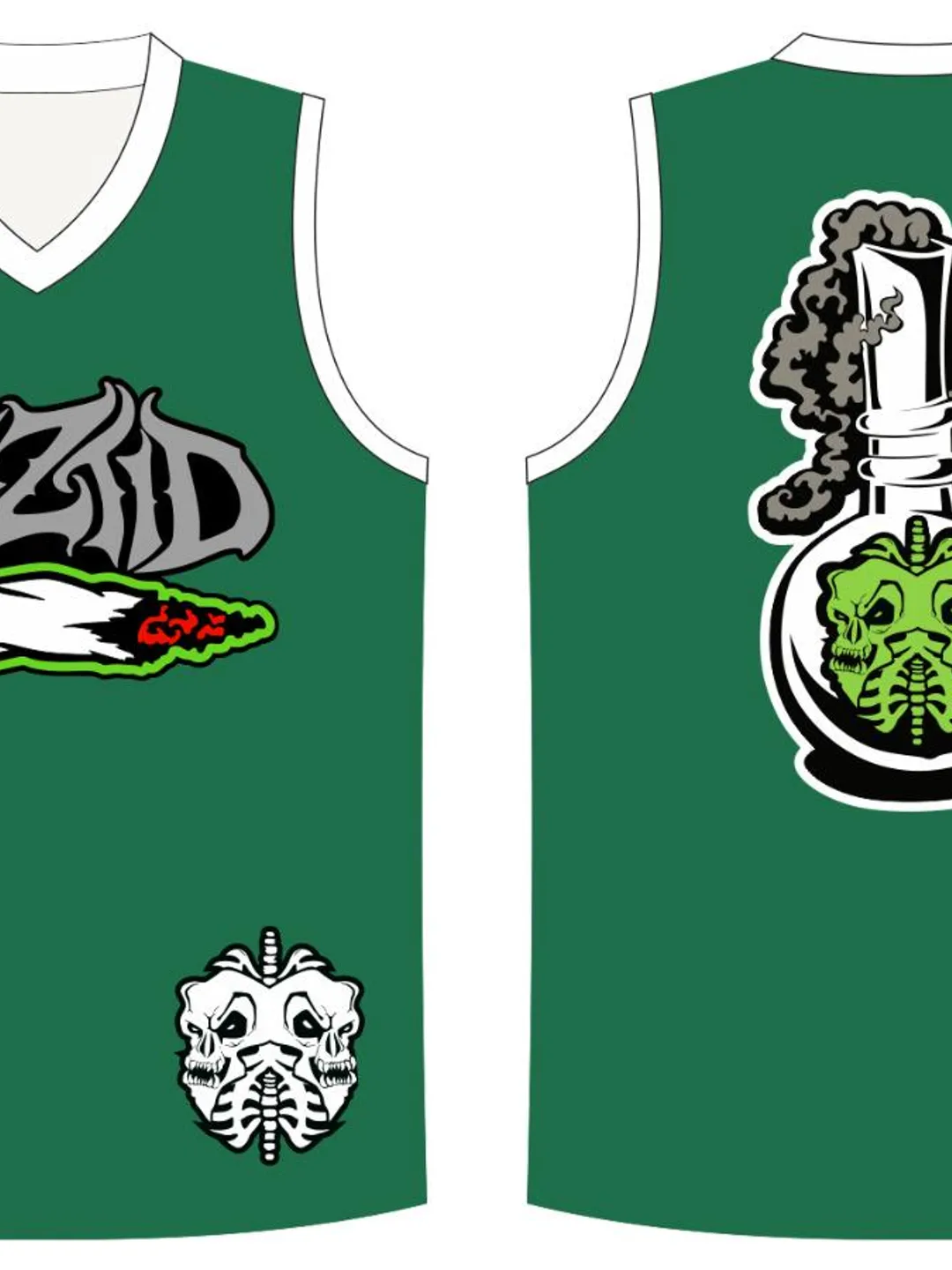 og twiztid paraphernalia 420 basketball sublimated jersey