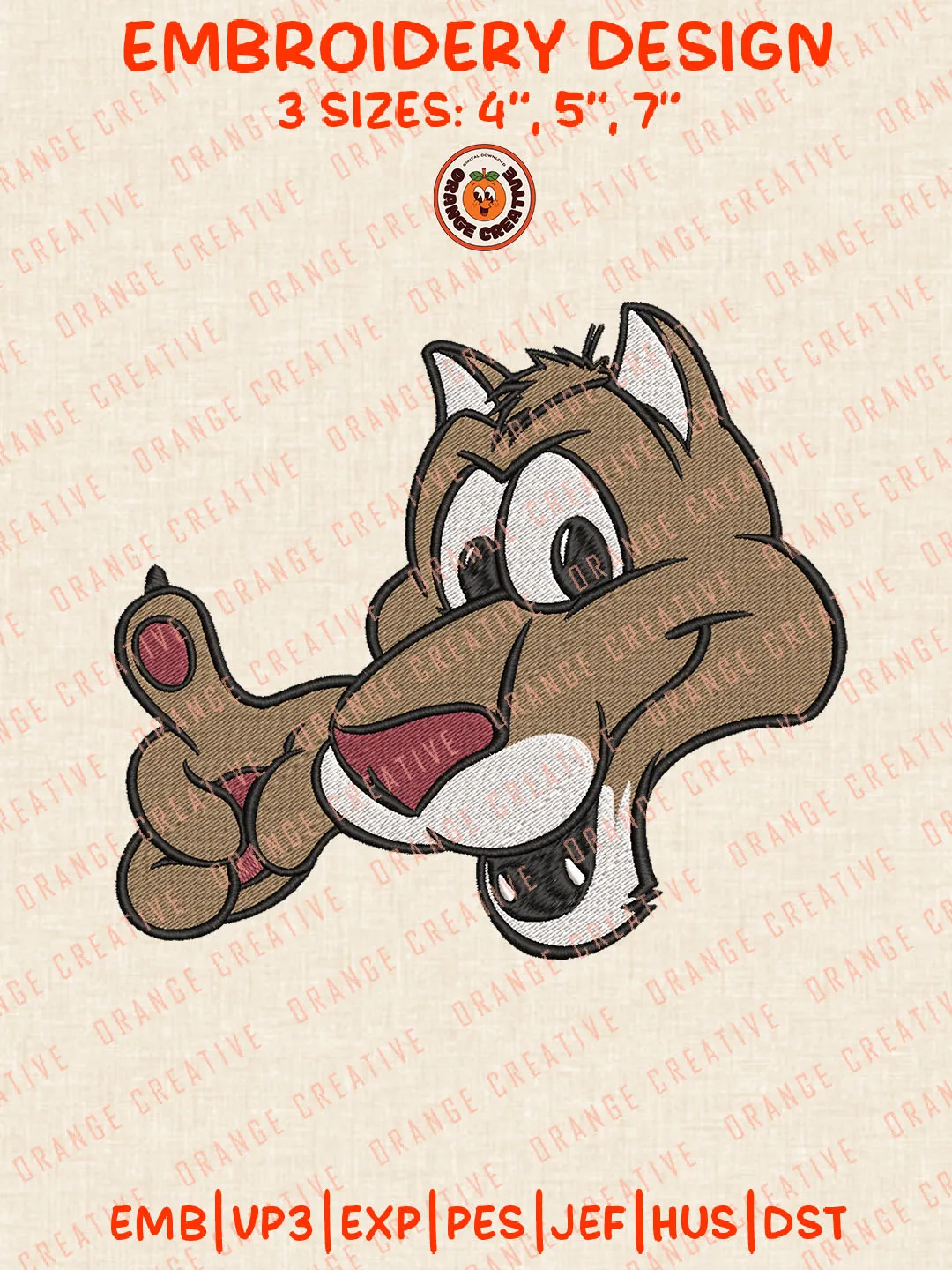 Charleston Cougars Head Mascot Logo Embroidery Files, Charleston Cougars Team Embroidery Designs, Football Team Machine Embroidery Files, NCAA Charleston Cougars Machine Embroidery, Digital Download