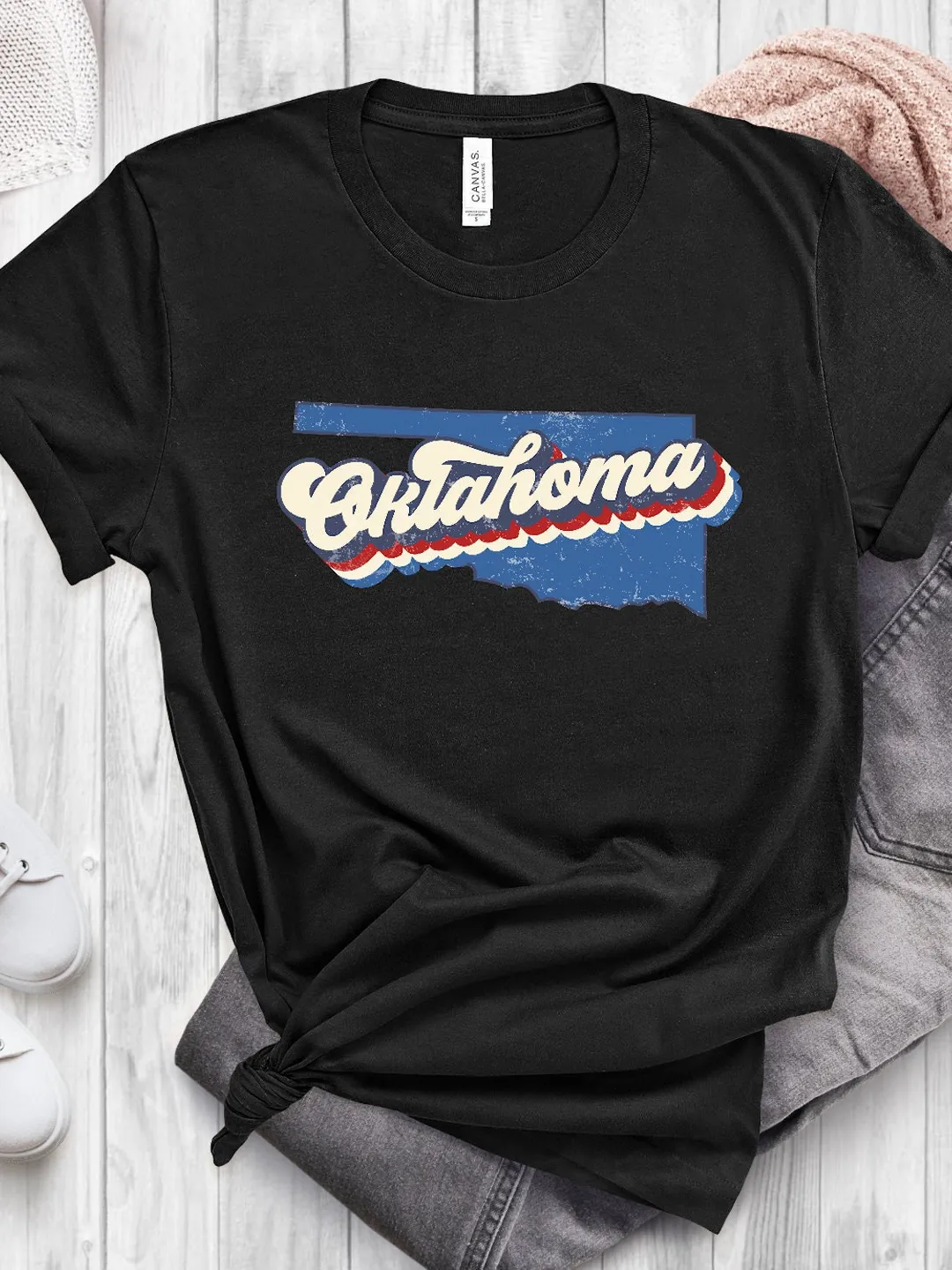 Vintage Oklahoma Shirt: Retro State Pride Tee