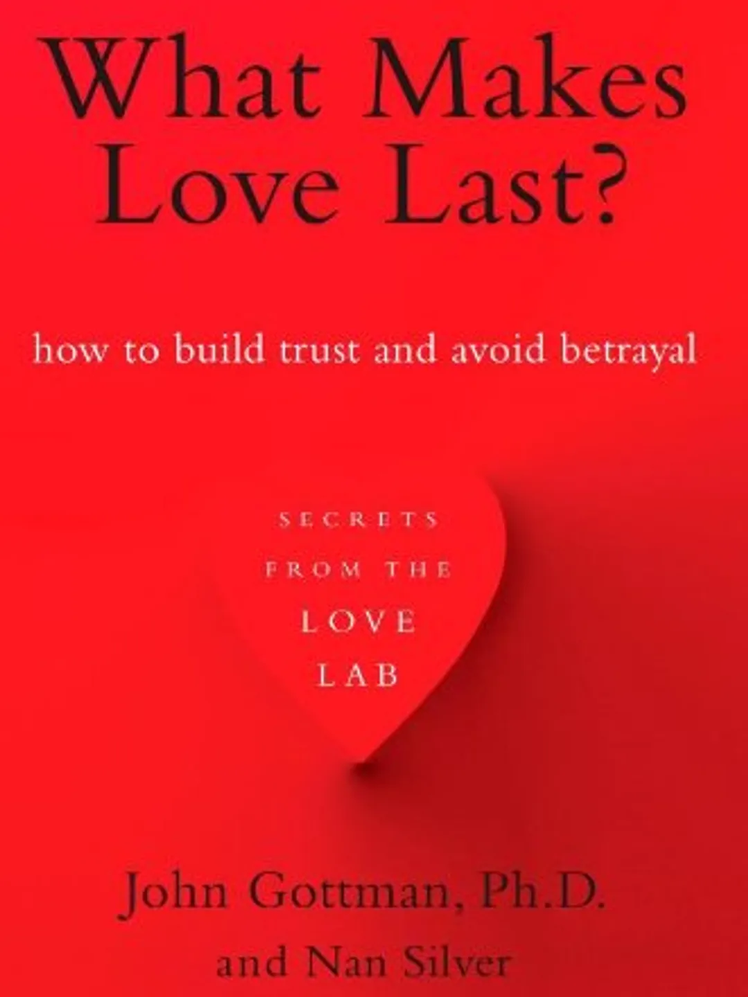 What Makes Love Last?: How to Build Trust and Avoid Betrayal