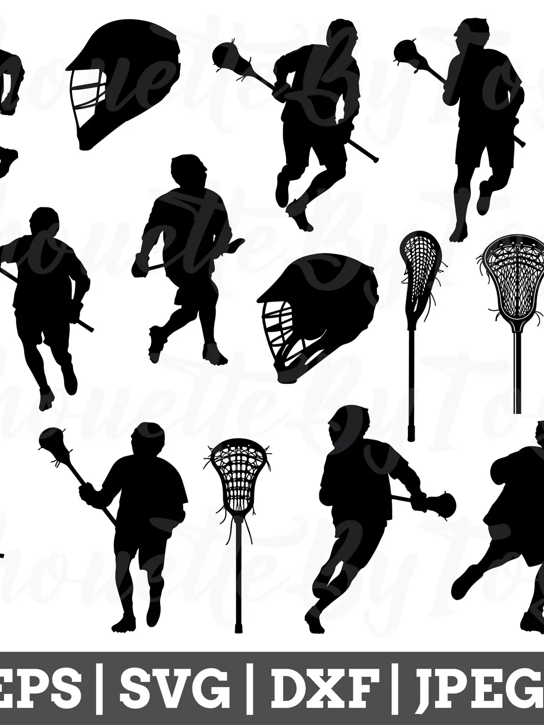 Lacrosse Svg, Lacrosse Vector, Lacrosse Cut File, Lacrosse Silhouette, Lacrosse Dxf, Jpeg, Png