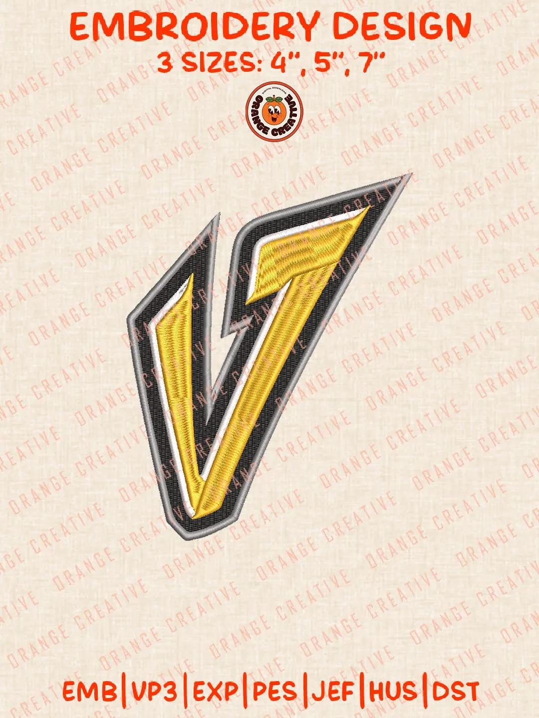 Idaho Vandals NCAA Embroidery Design, NCAA Team Logo Embroidery Design, Machine Embroidery Design File, 4 Sizes, Custom Size, Digital Download