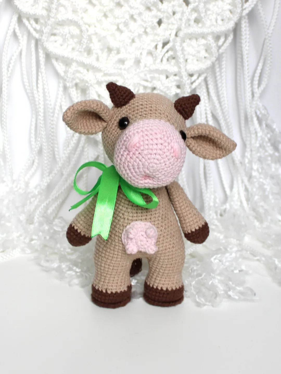 Cow crochet pattern PDF in English Amigurumi funny cow