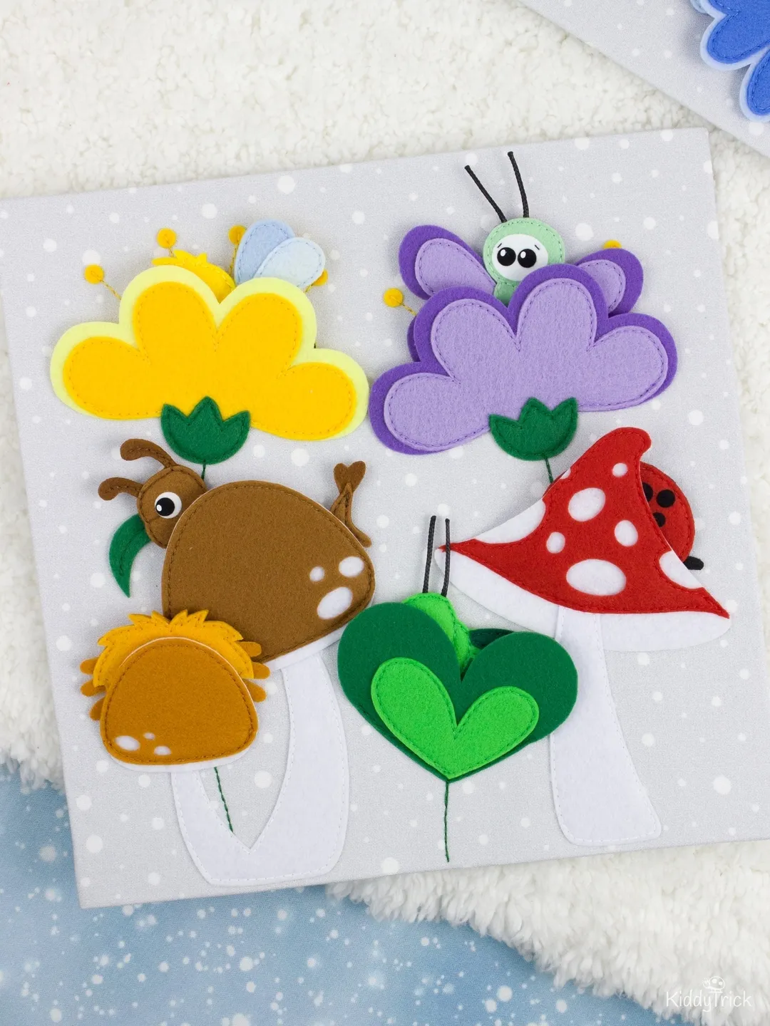 Pattern Insects Sheets Felt Insects - Busy Book Pages - Sewing Pattern