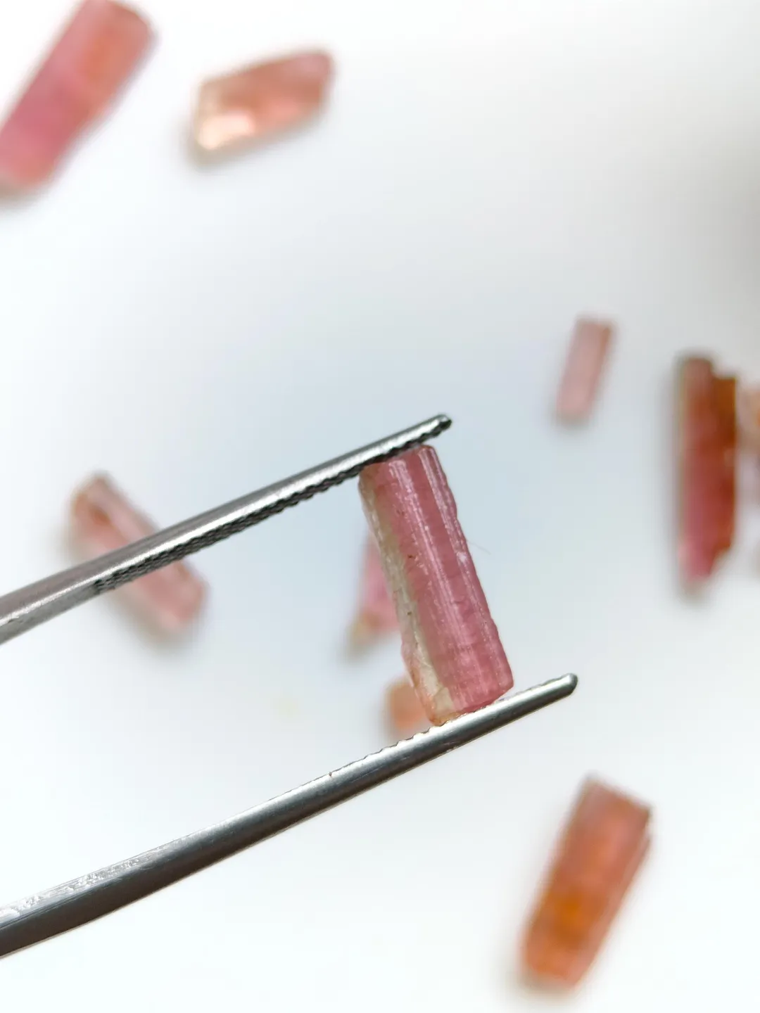 Raw Pink Tourmaline Pencil Points Gemstone 12 Healing Crystal Rods for ...