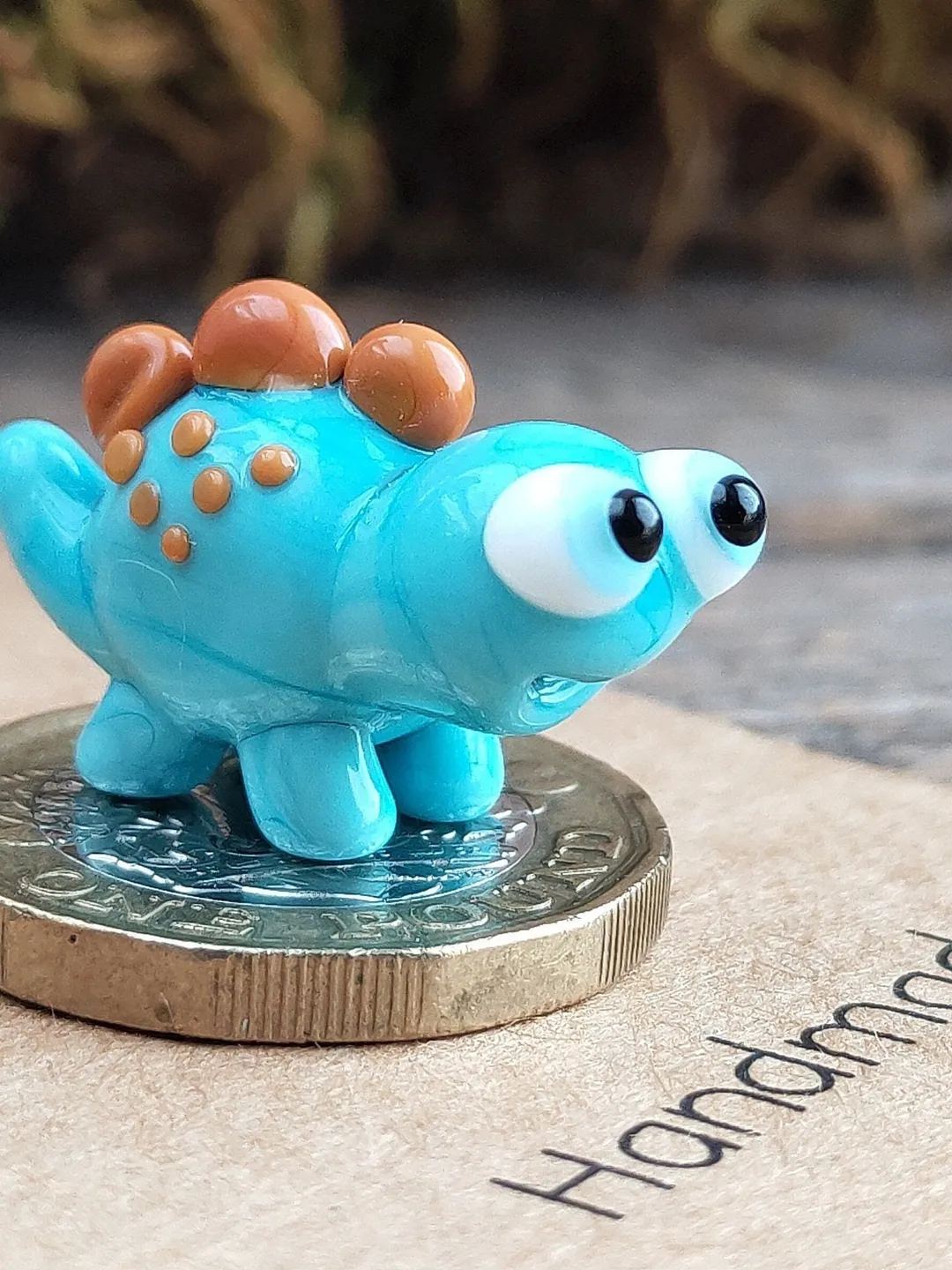 DINOSAUR ORNAMENTS Dinosaur figurine Glass dinosaur decor Miniature Dinosaur gift Dino figurine Glass figurines Tiny glass animals Terrarium