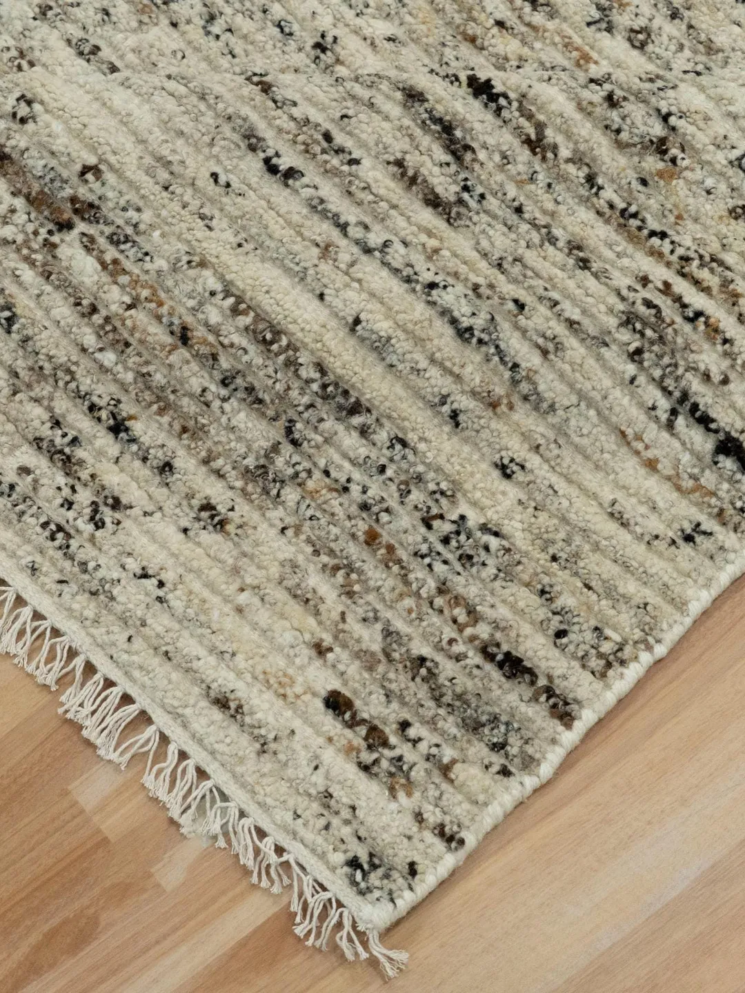 Textured Rugs 9x12 Large Area 9x12 Ivory Gray rug: Modern Moroccan Wool rug, Neutral Brown ...