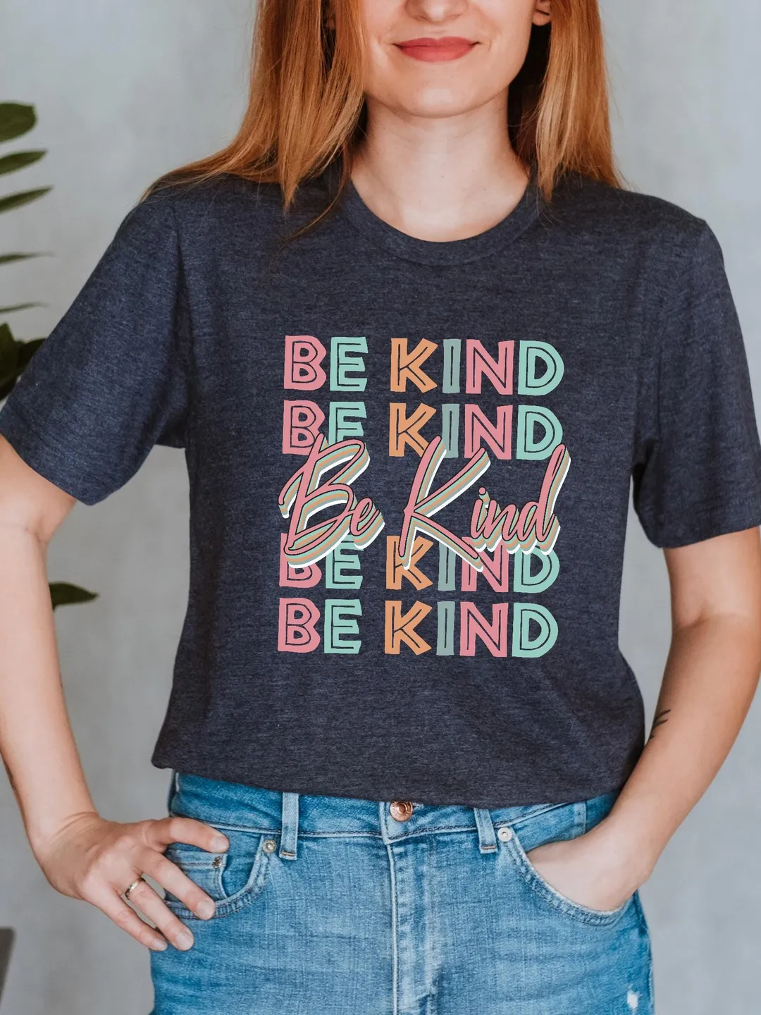 Kindness Rainbow T-Shirt, Motivational Positive Vibes Tee