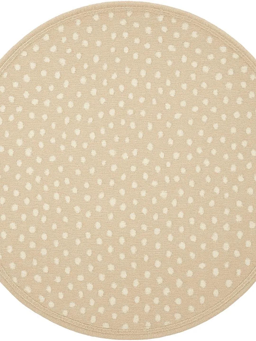 Hand Tufted Wool Rug | Antelope Print, Neutral Beige