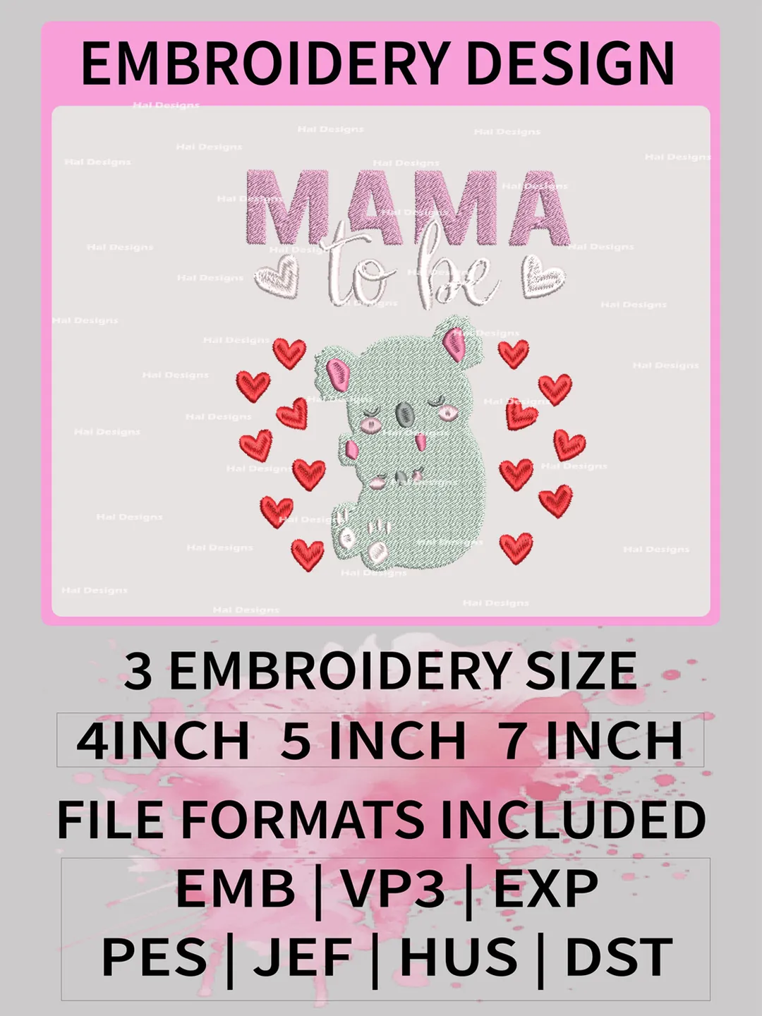 Mama To Be Embroidery Designs, Mama Machine Embroidery Design, Mother's Day Embroidery Design,Embroidery Machin