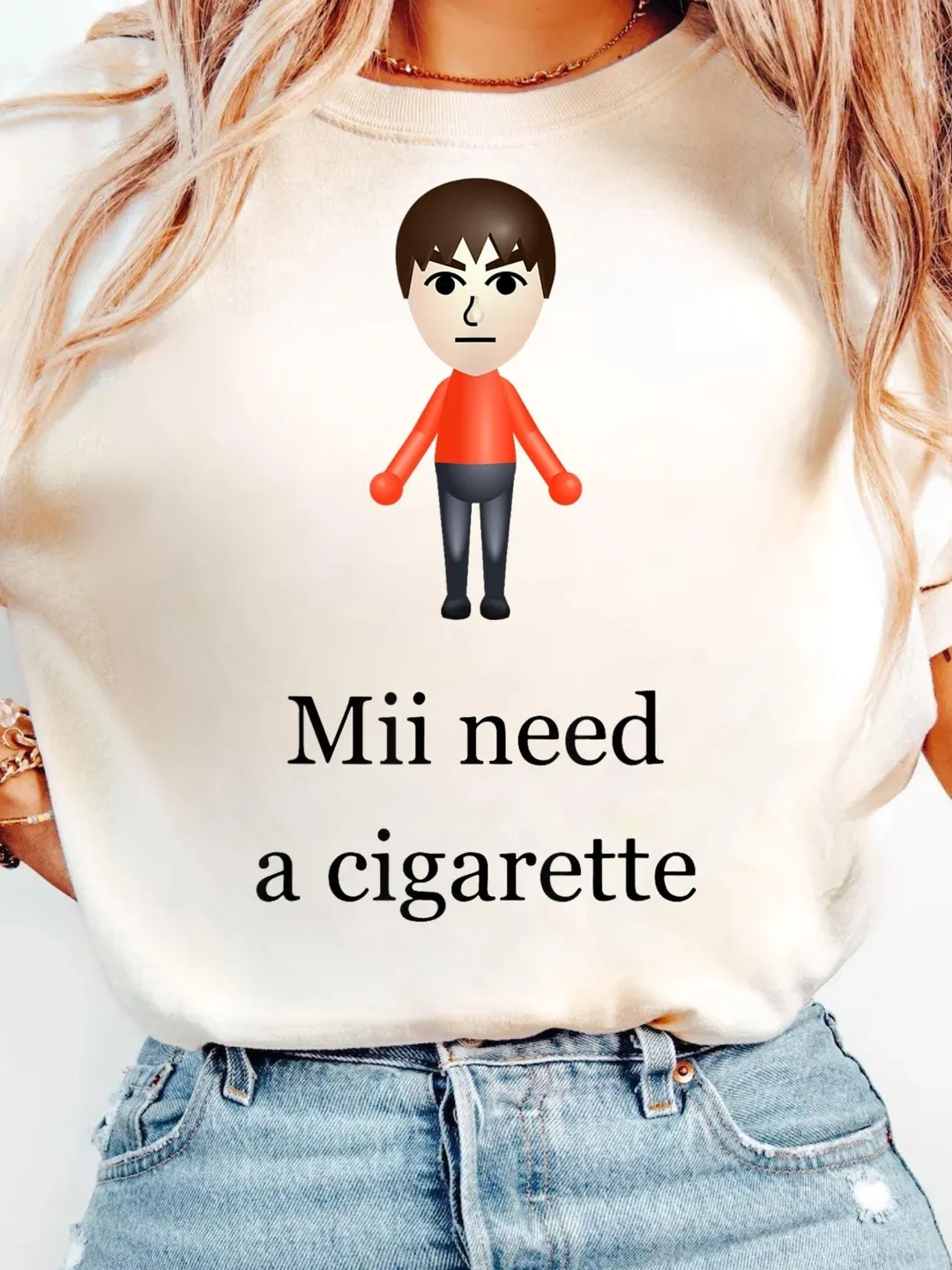 mii need a cigarette Mii Need A Cigarette png, T-Shirt, Vintage Style Funny Gift, png, Dad Joke  Shirt, hoodie, Cigarette png, tee, mii need a cigarette t-shirt