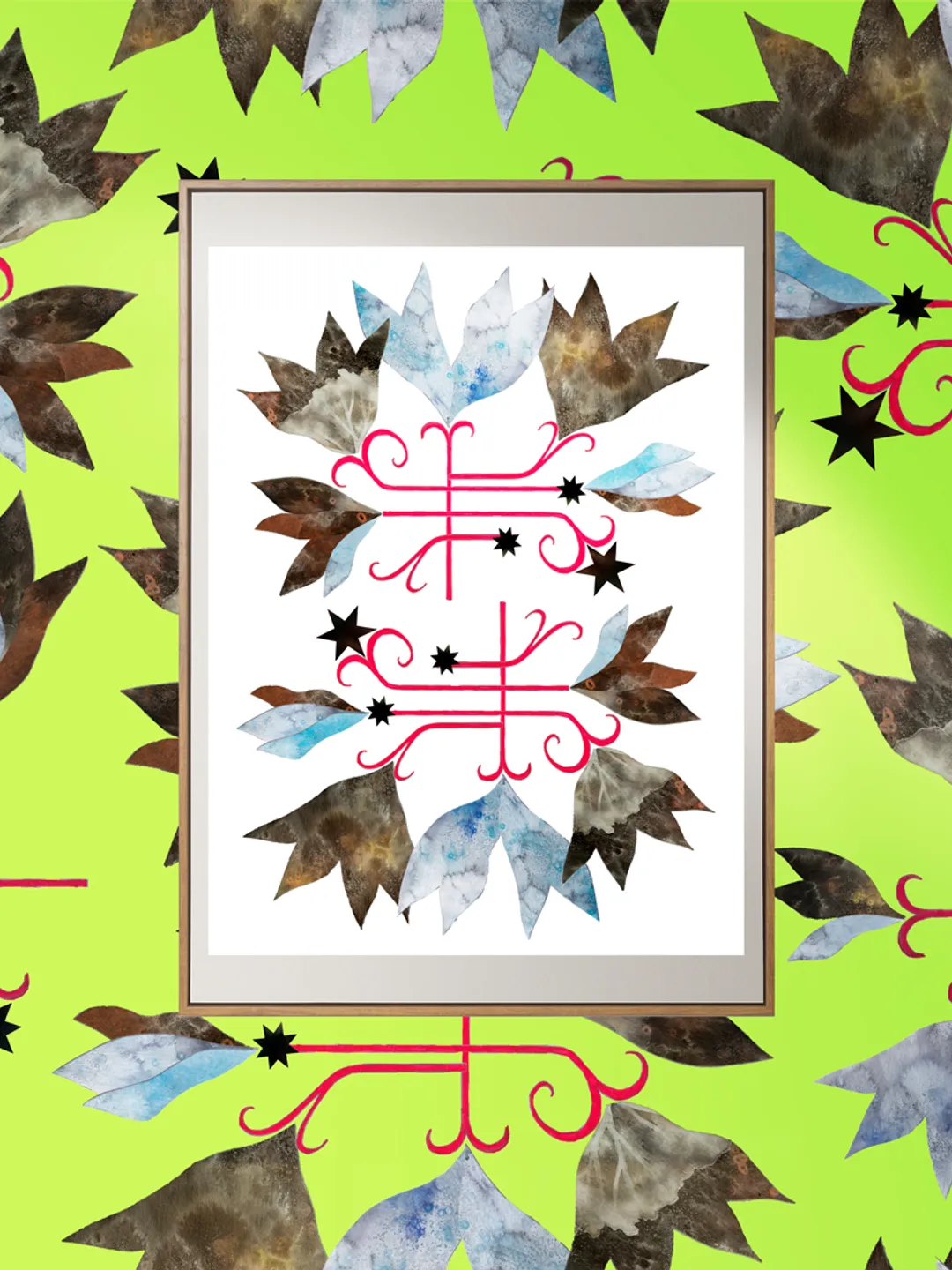 Illustrations Watercolor flowers Herbarium plants Art prints SET 4