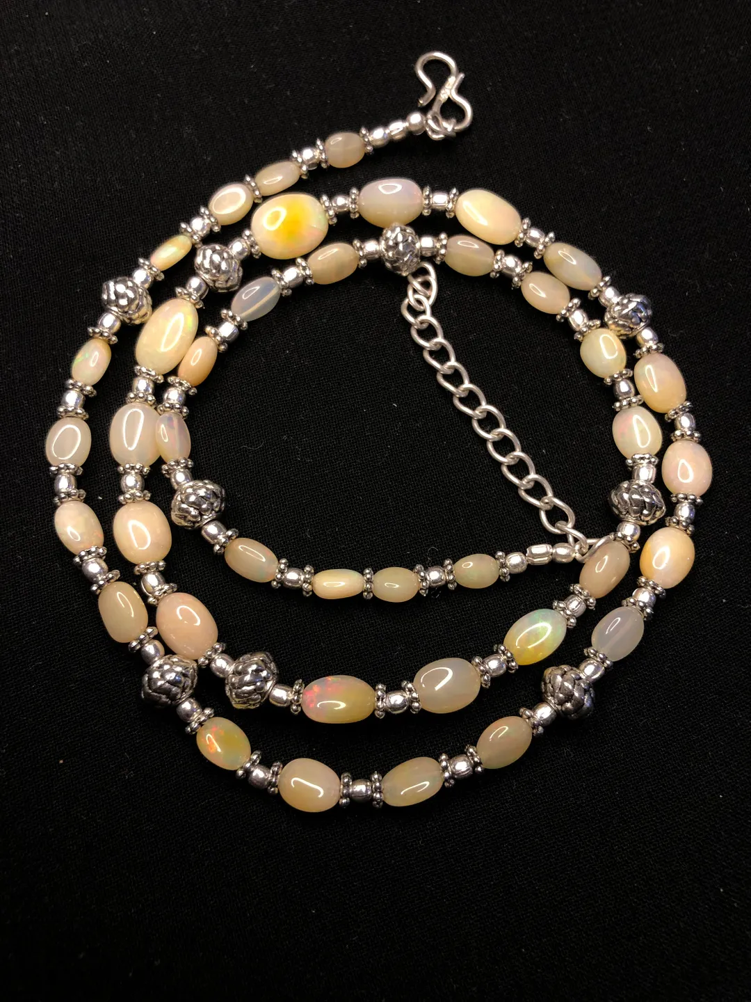 Ethiopian Opal beads Length- 23 Inch/4mm-8 MM Size, Wholesale Supplier, Beaded Necklace,Tumble Beaded Jewelry,Welo Fire Opal,Faceted Nuggets