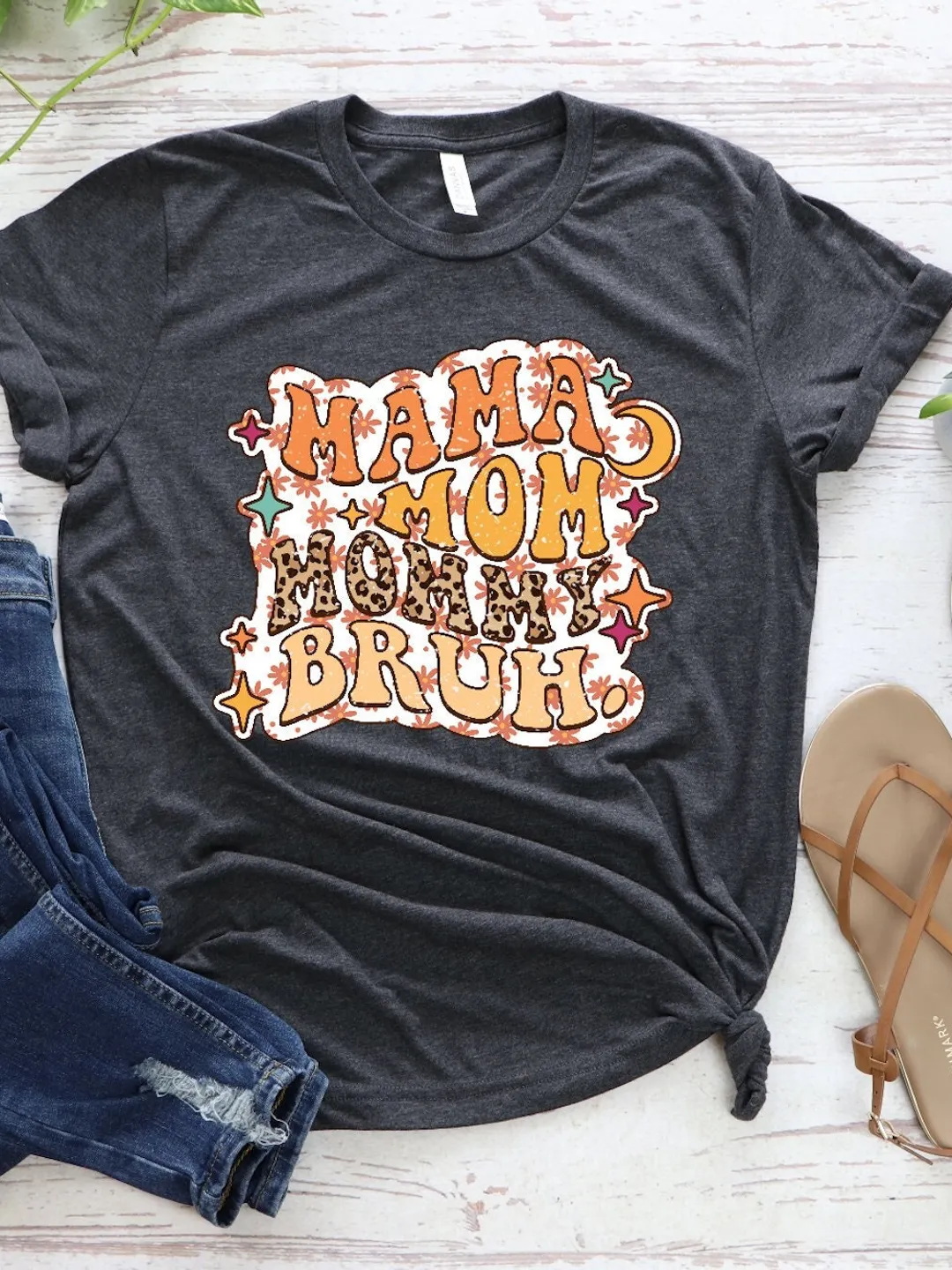 Sarcastic Mom Shirt: Funny Mama Bruh Tee, Retro Style