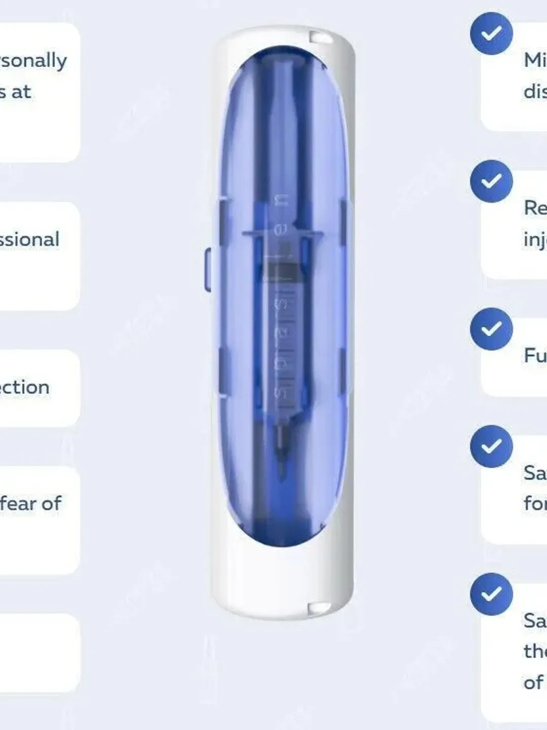 Self Injector System Automatic injector SPASILEN Medical device for self-injection CASE