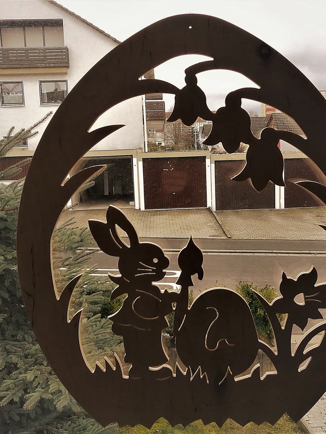 Digital Template Cnc Router Files Cnc Easter Decoration Files for Wood Laser Cut Pattern