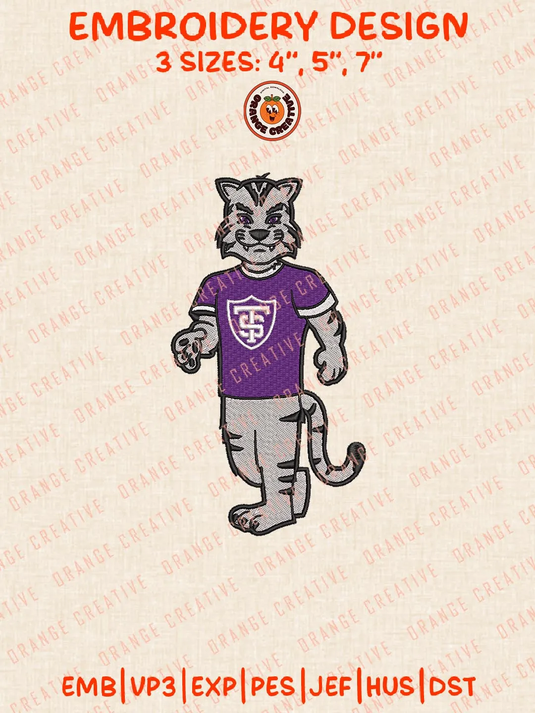 NCAA St Thomas Minnesota Tommies Embroidery Design, NCAA Logo Embroidery Design, Machine Embroidery Design File, 4 Sizes, Digital Download