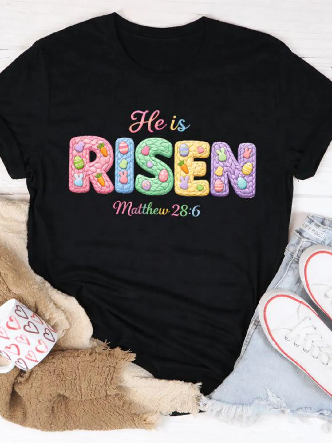 He is Risen png, he is risen, jesus love you png, faith over faith,  Christian Shirt, Isaiah Bible Verse,  Easter Christian Sublimation ,