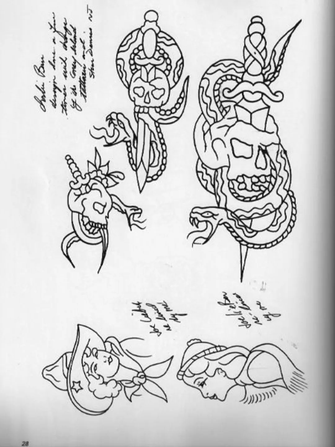 Jerry Swallow Traditional American Tattoo Design