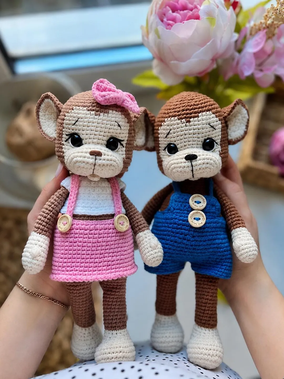 Monkey Crochet Pattern PDF | Boy & Girl Amigurumi Monkeys | Plush Monkey Bundle | Crochet Toy Tutorial,English Pattern us terms