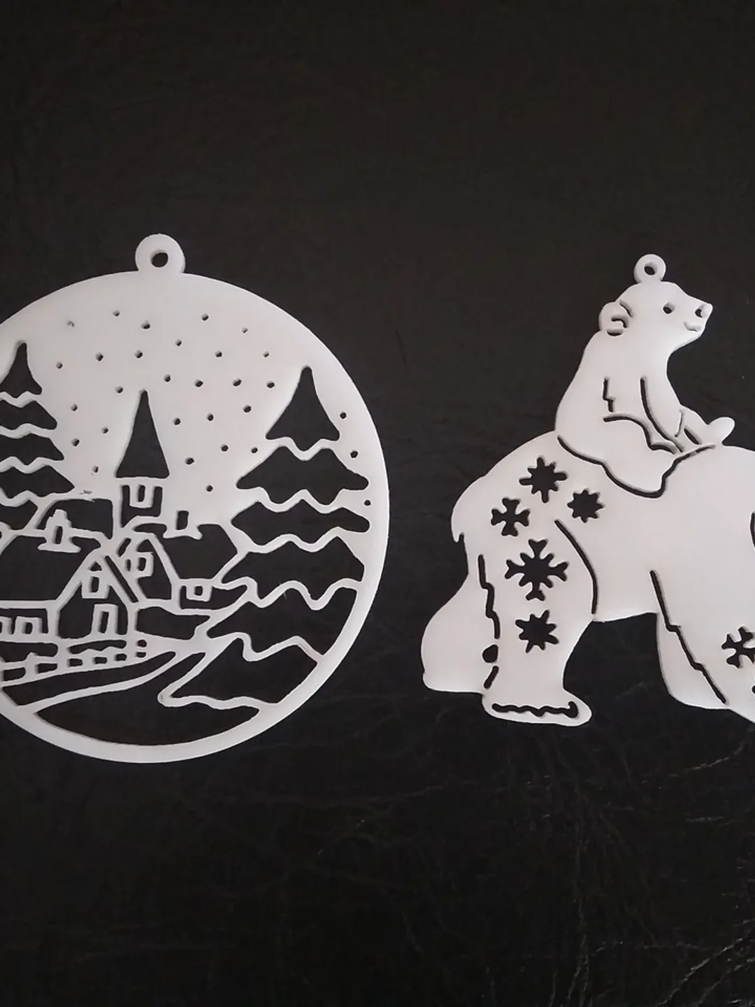 Digital Template Cnc Router Files Cnc Christmas Decorations Files for Wood Laser Cut Pattern