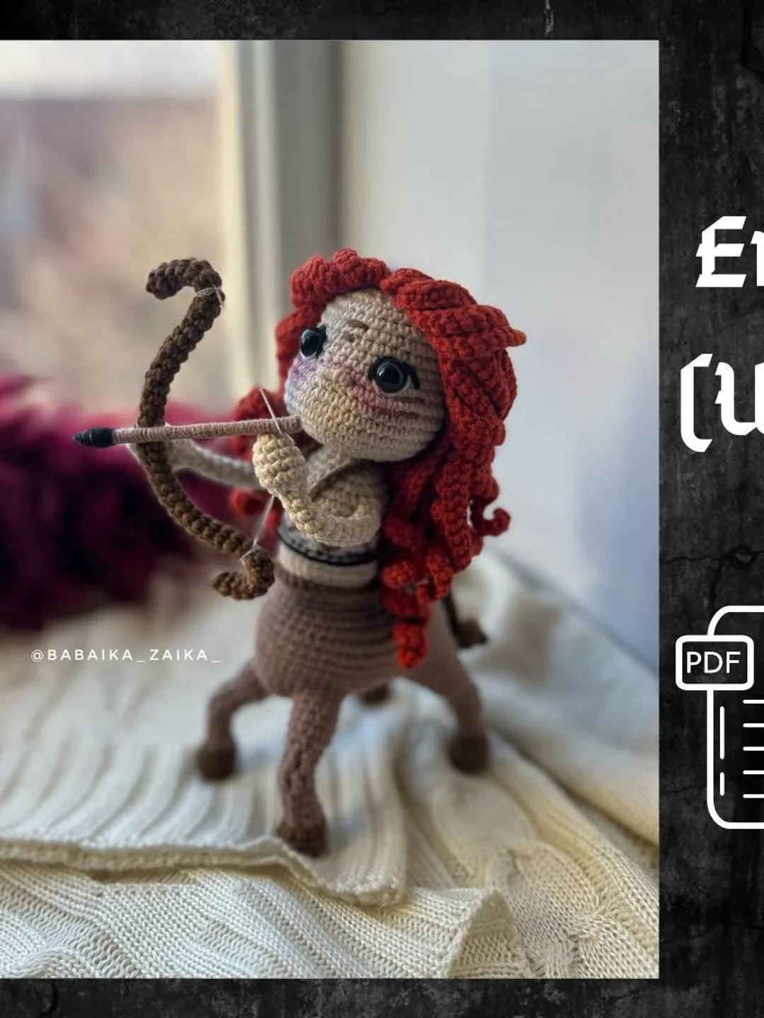 PDF Crochet Sagittarius Pattern, Amigurumi Zodiac Signs pattern Crochet Centaur Pattern Animal pattern Amigurumi doll Pattern Crochet animal